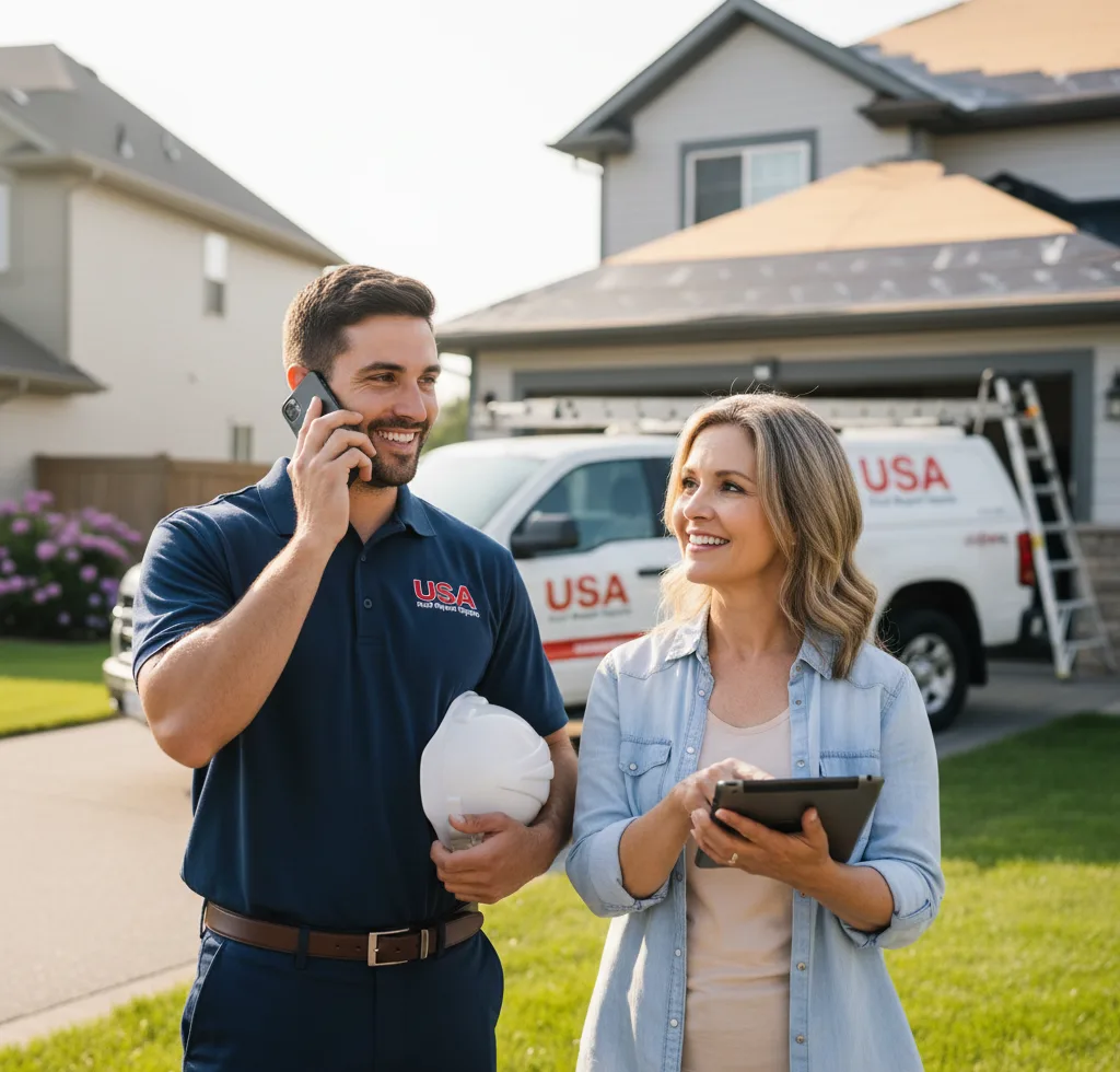USA Roof Repair Experts customer support in Slater